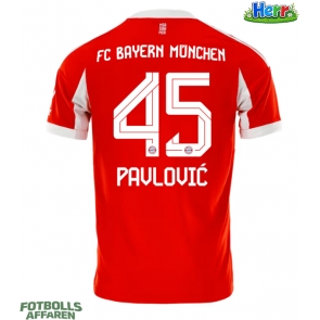 Bayern Munich Aleksandar Pavlovic #45 Hemmatröja 2025-26 Kortärmad